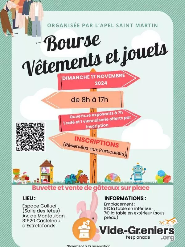 Bourse Aux Jouets , Vêtements et Oblets de Puéricultures