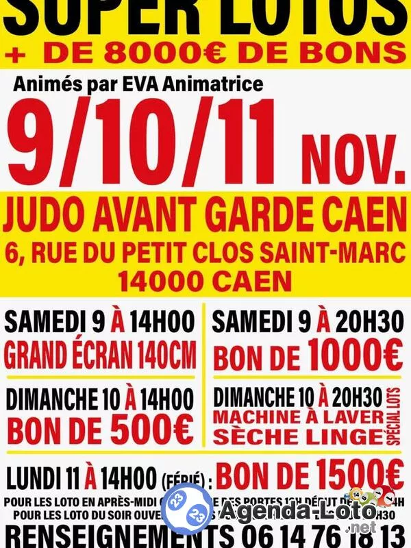 Super Loto du Judo Avant Garde de Caen