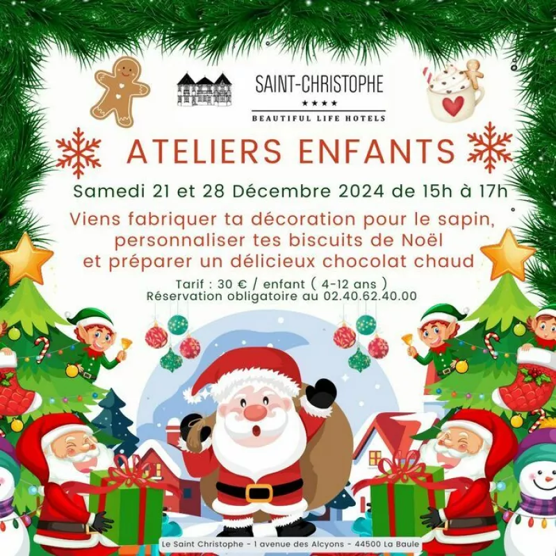 Ateliers Enfants pour Noël