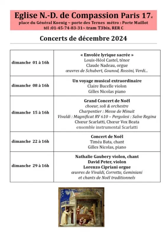 Concert Baroque de Fin d'Année