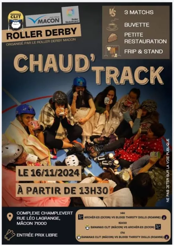 Chaud'Track-Roller Derby-3 Matchs