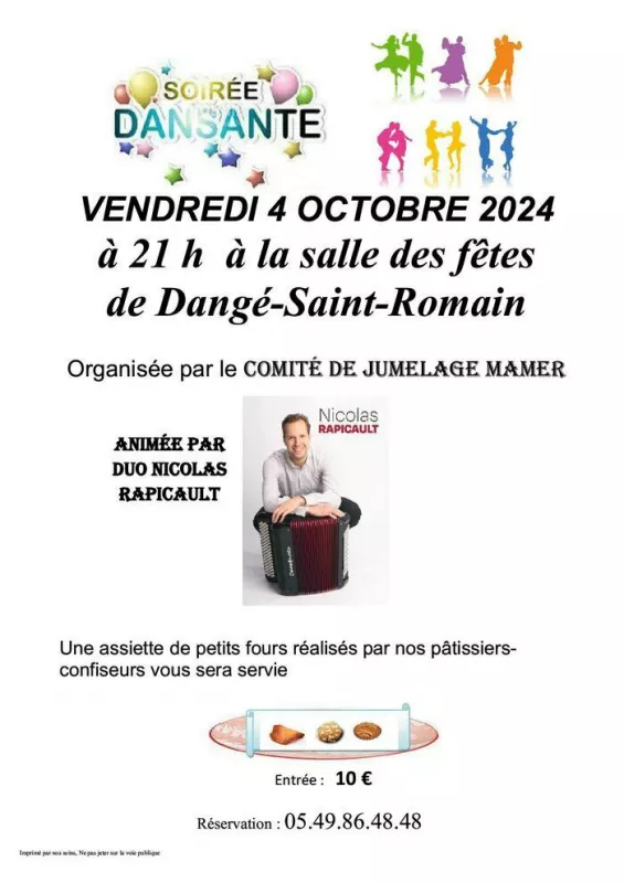 Soirée Dansante-le 04/10-Comité de Jumelage Mamer