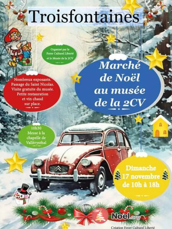 Marché de Noël au Musée de la 2Cv