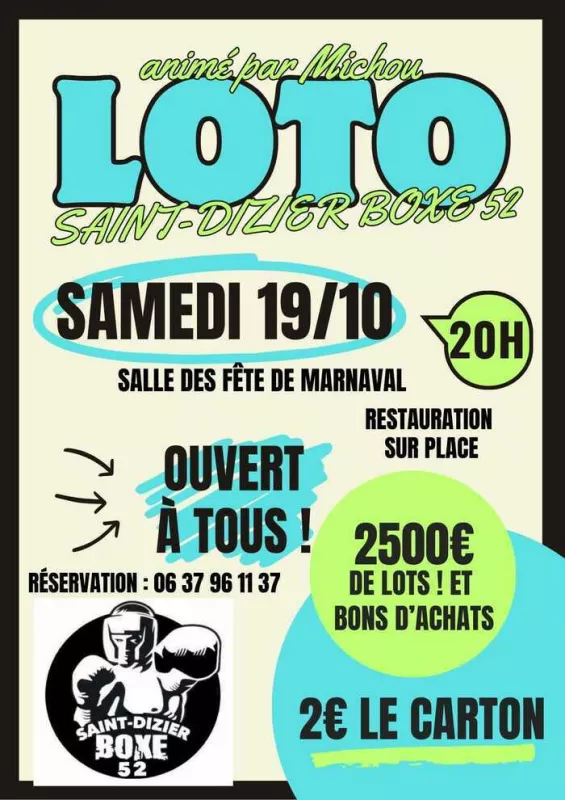 Loto Saint-Dizier Boxe 52