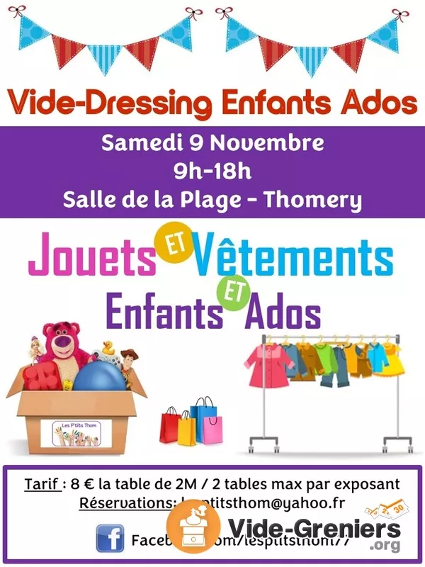 Vide Dressing des Enfants et Ados