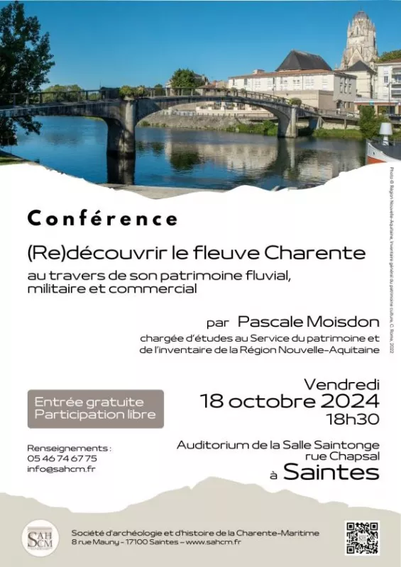 Conférence (Re)Découvrir le Fleuve Charente S