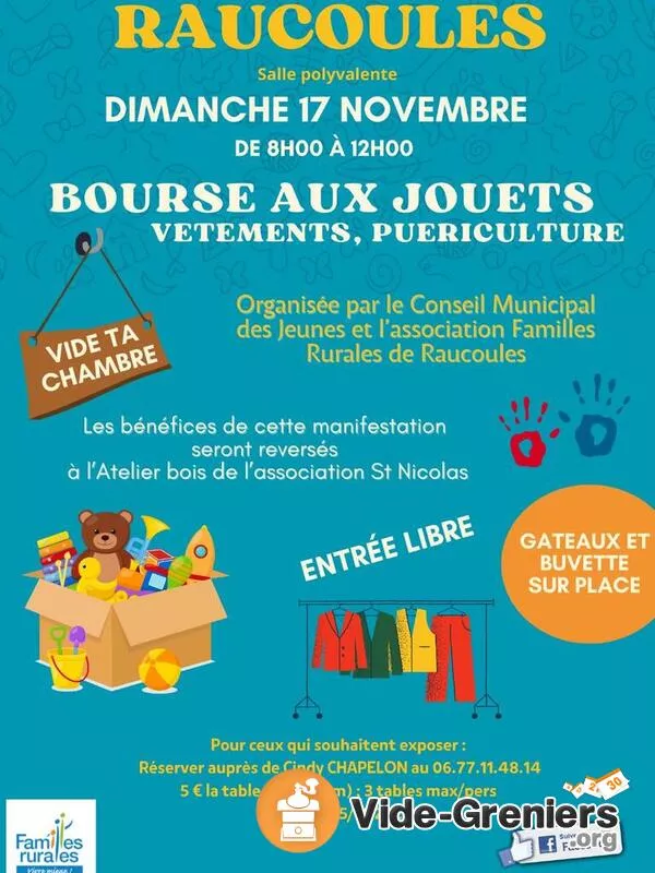 Bourse Aux Jouets, Vêtements, Puériculture