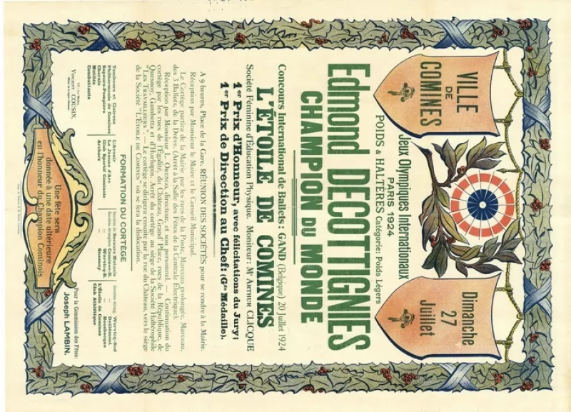 «Comines en Affiches, 1924-1944, de la Reconstruction à la Libération…»