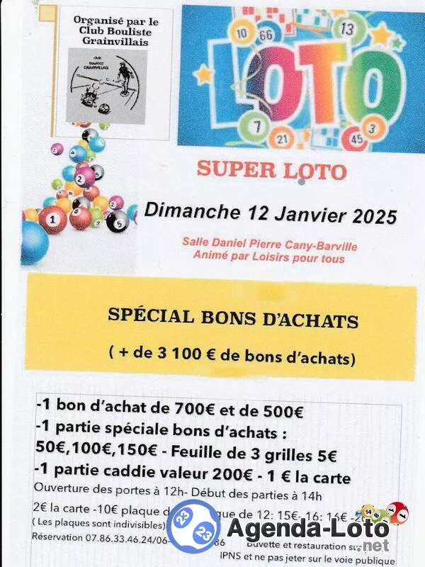 Super Loto Spécial Bons d'Achats