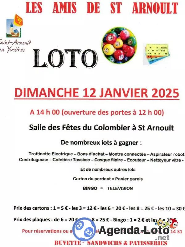 Super Loto des Amis de St Arnoult