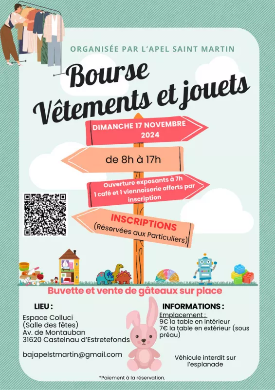 Bourse Aux Jouets et Vêtements Enfants et Adulte