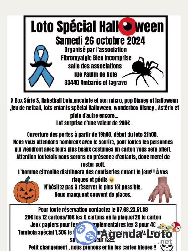 Loto Spécial Halloween