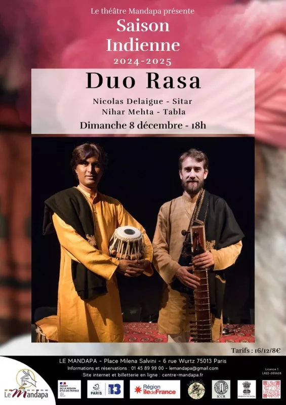 Duo Rasa-Musique d'Inde du Nord