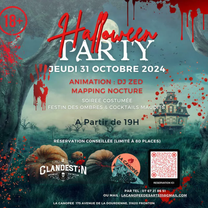 Soirée Halloween à la Canopée