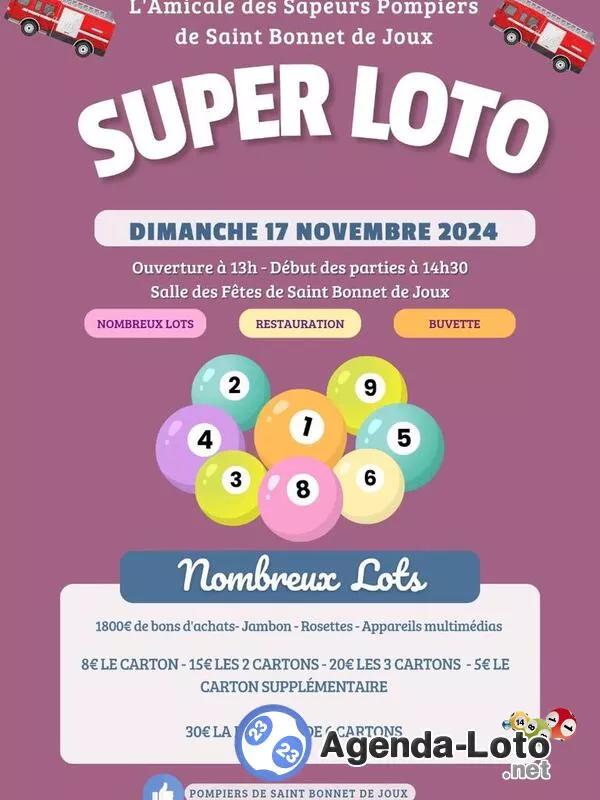 Super Loto des Sapeurs-Pompiers