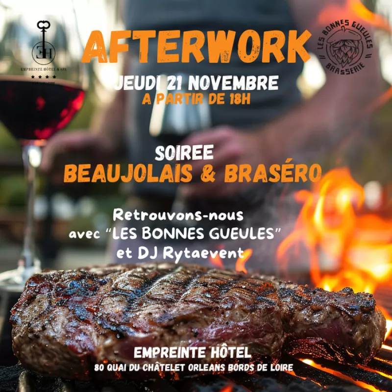 Soirée Beaujolais Nouveau & Braséro