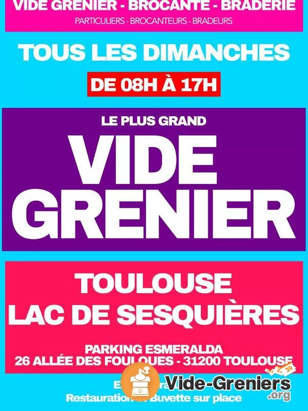 Vide Grenier Brocante Braderie Lac de Sesquieres