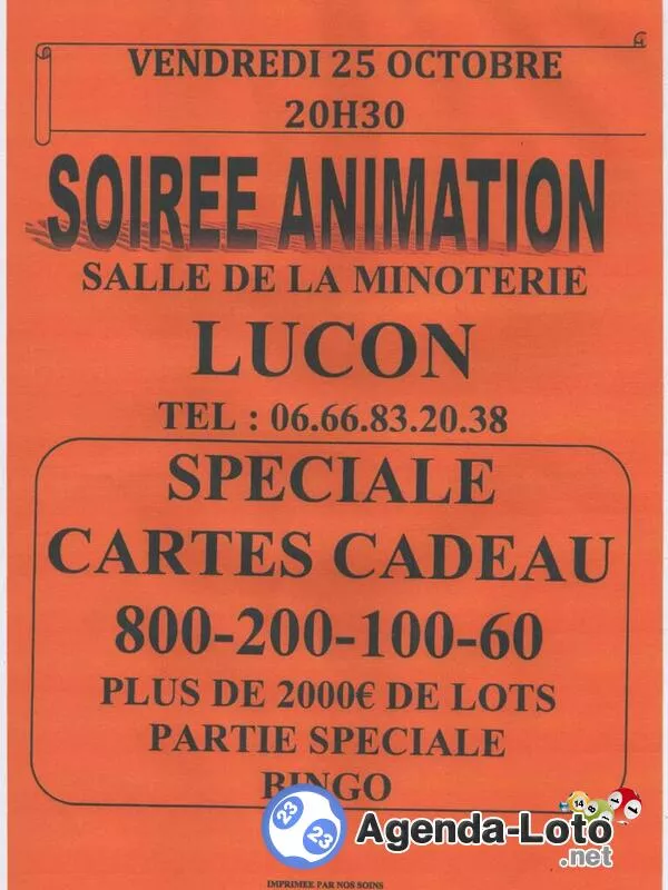 Soirée Animation Loto Spéciale