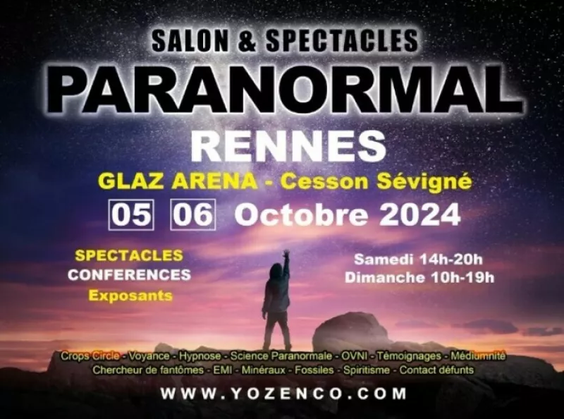 Salon du Paranormal au Glaz Aréna de Rennes (Cesson-Sévigné)