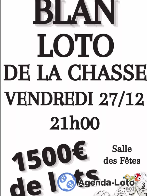 Loto de la Société de Chasse de Blan