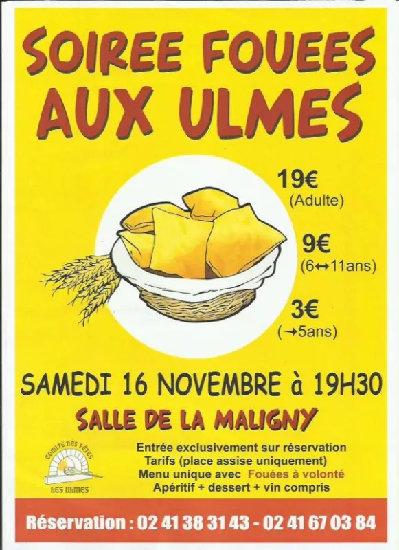 Soirée Fouées Aux Ulmes