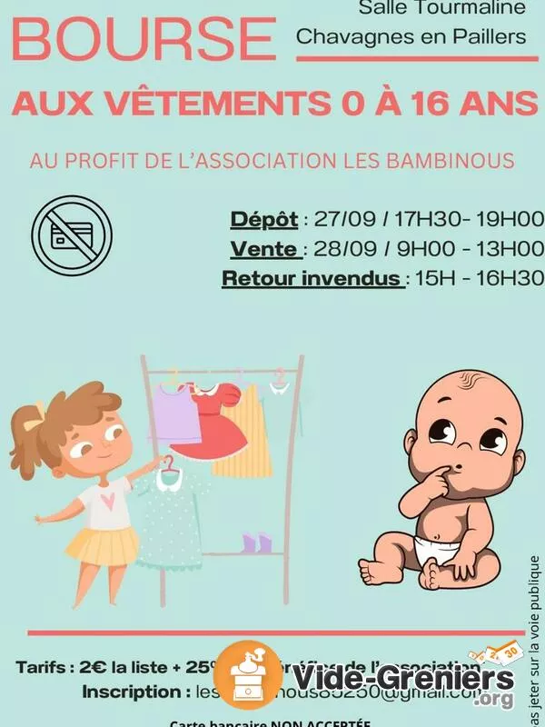 Bourse Aux Vêtements 0-16 Ans