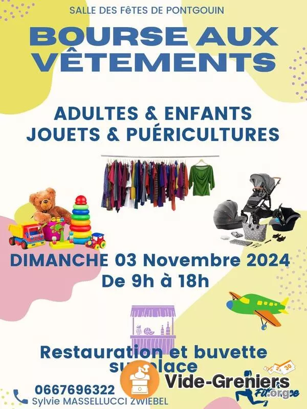 Bourse Vêtements Enfants-Adultes Jouets et Puericulture