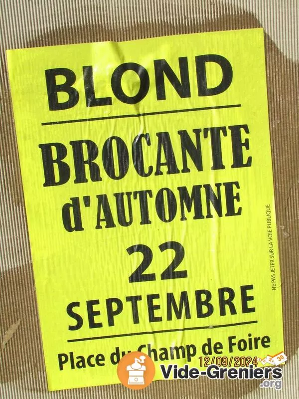 Brocante d'Automne