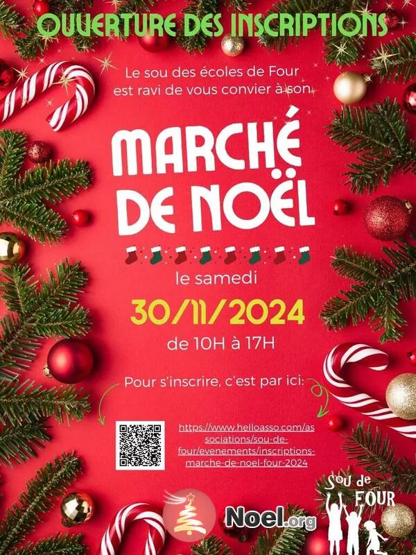 Marché de Noël du Sou des Ecoles de Four