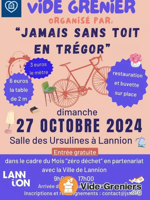 Vide Grenier Organisé par 'Jamais Sans Toit'