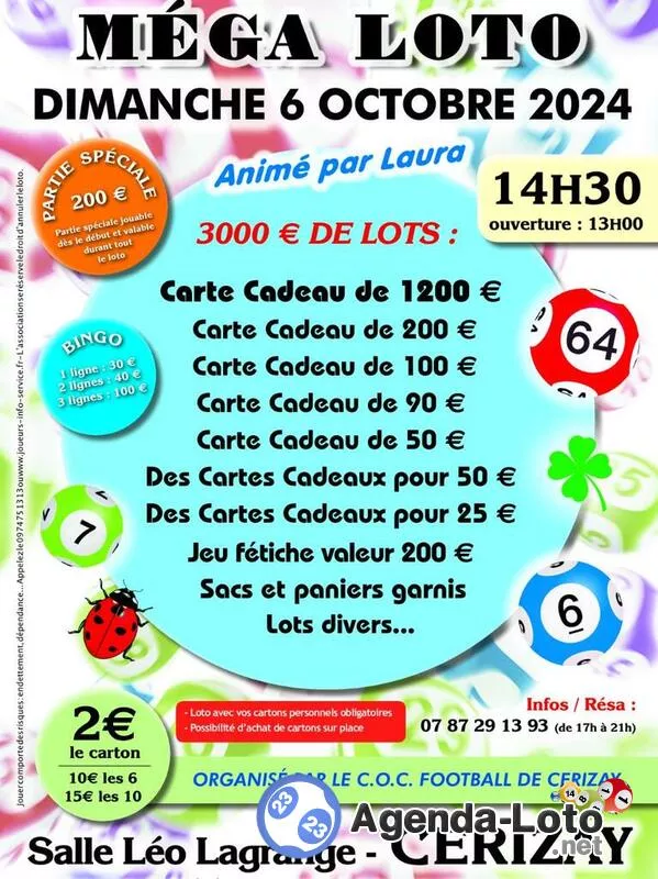 Mega Loto C.o.c Football de Cerizay