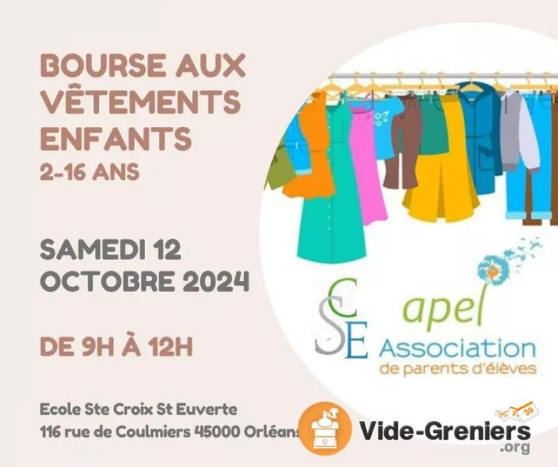 Bourse Aux Vêtements Enfants 2 au 16 Ans