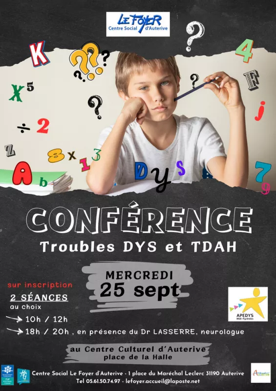 Conférence Troubles Dys et Tdah