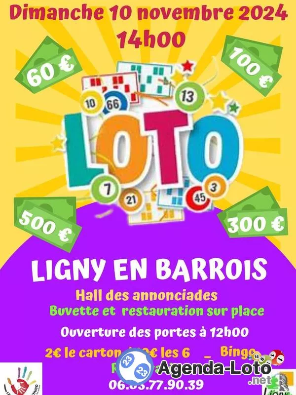 Loto de l'Association 'les Parents D'hugo'