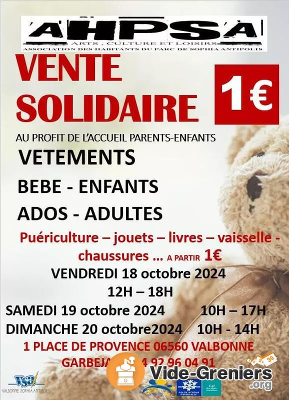 Vente Solidaire