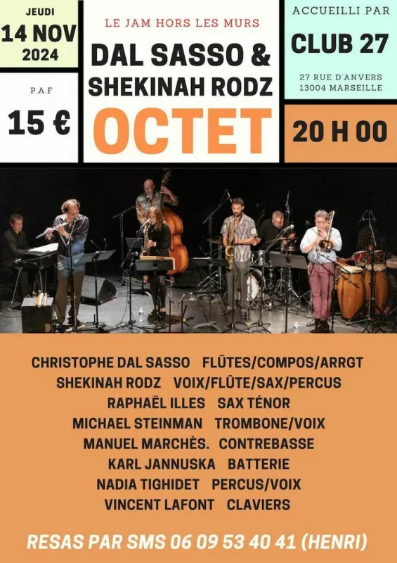 Dal Sasso Octet Feat Shekinah Rodz