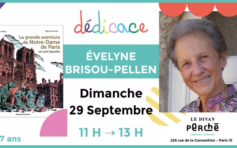 Dédicace Jeunesse avec Évelyne Brisou-Pellen au Divan Perché