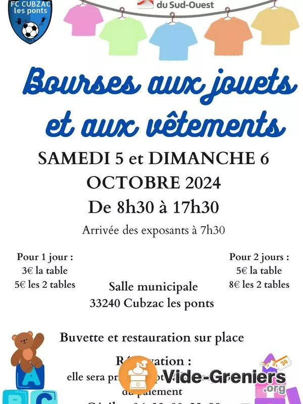 Bourses Aux Jouets et Vêtements