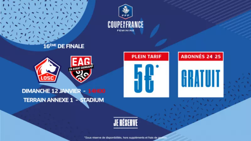 Losc Vs Eag-Coupe de France Féminines