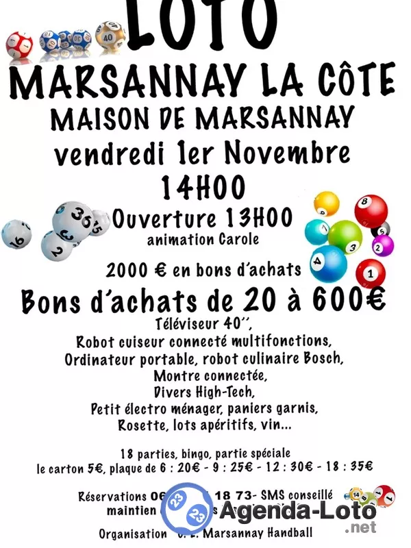 Loto du Cl Marsannay Handball