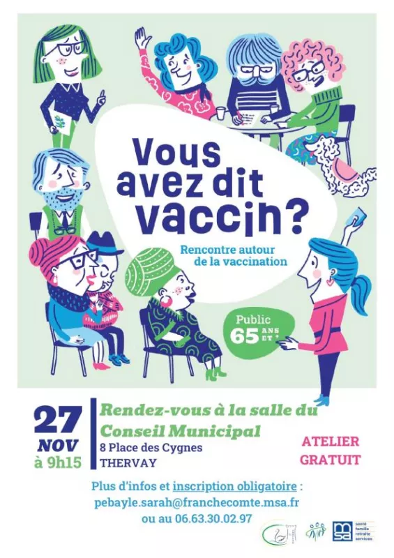 Atelier Gratuit «Vous Avez Dit Vaccin ?»-Seniors