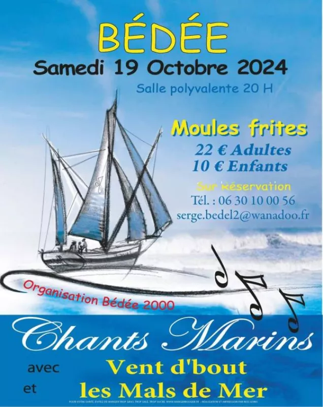 Soirée Chants Marins/Moules Frites