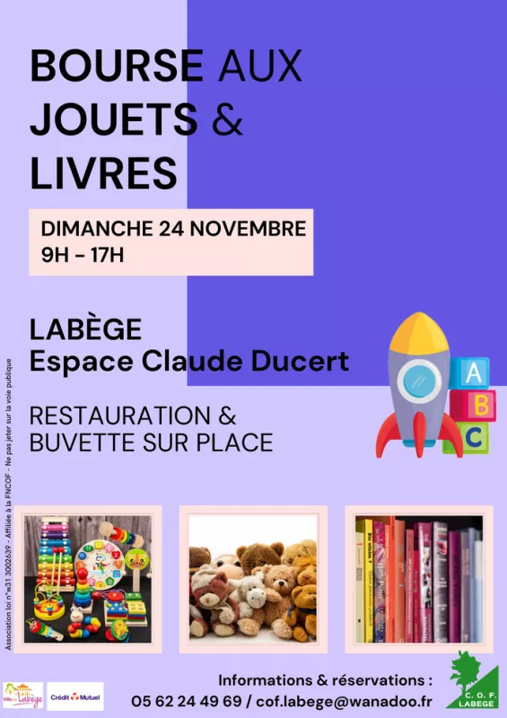 Bourse Aux Jouets et Aux Livre Espace Claude Ducert