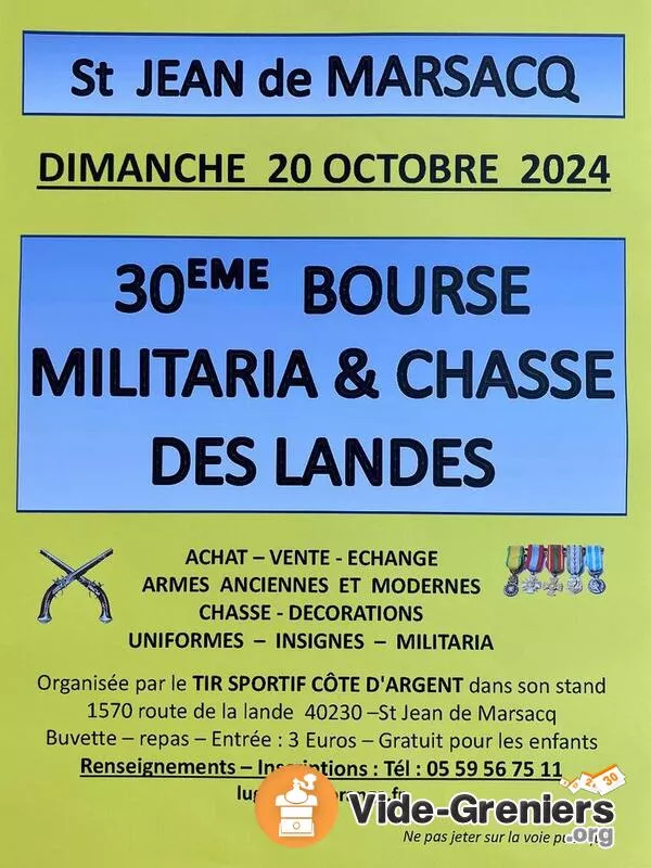 30Ème Salon Militaria et Chasse des Landes