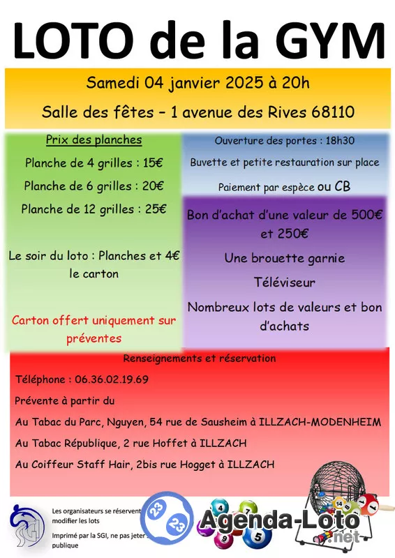 Loto de la Gym d'Illzach