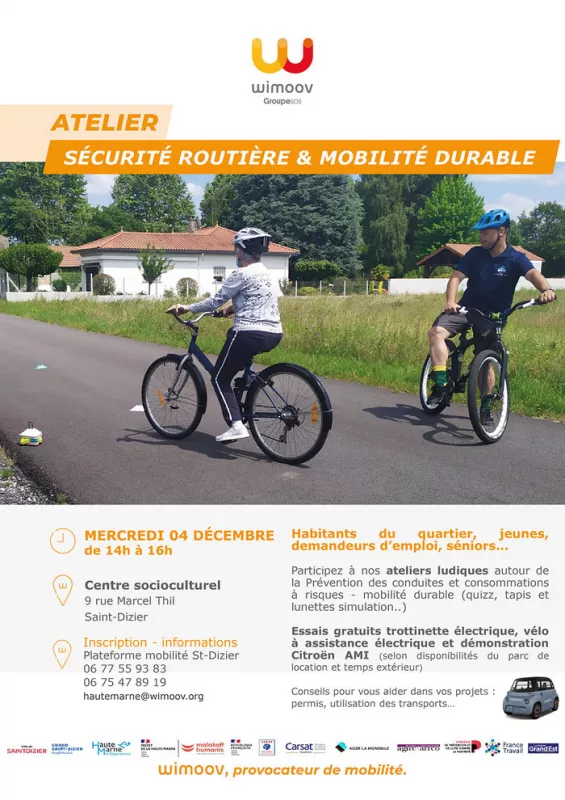 Atelier Sécurité Routière & Mobilité Durable