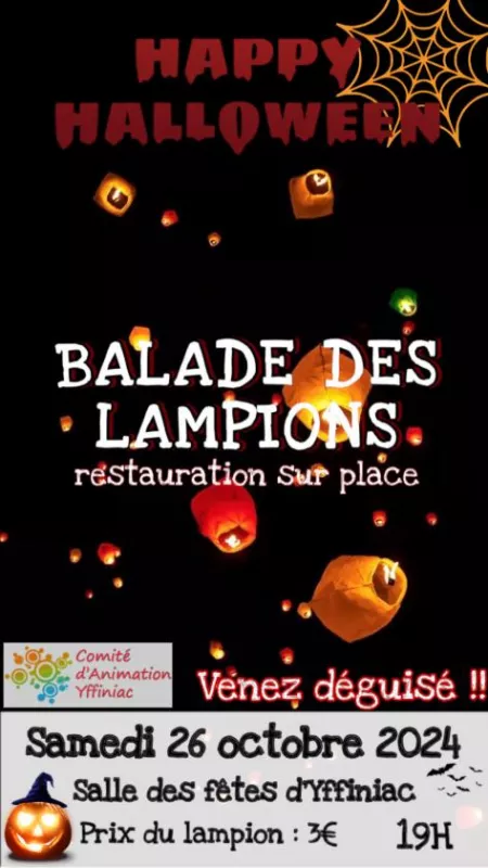 Balade des Lampions pour Halloween