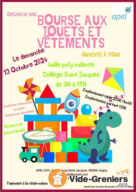 Bourse Aux Jouets et Vêtements