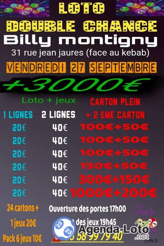 Mega Loto Double Chance