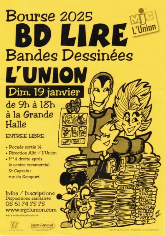 12Ème Bourse 2024 BD Lire Bandes Dessinées L’union